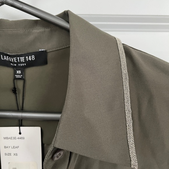 100% Silk Lafayette 148 Blouse - Picture 4 of 4